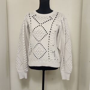 Chic Cream Knit Sweater